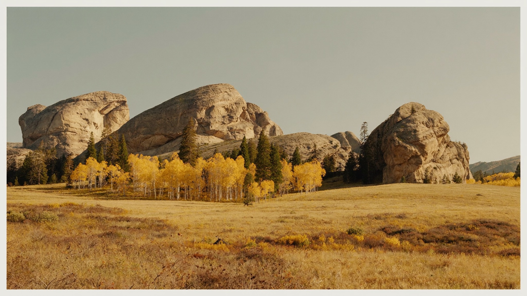 The Flatirons above Boulder